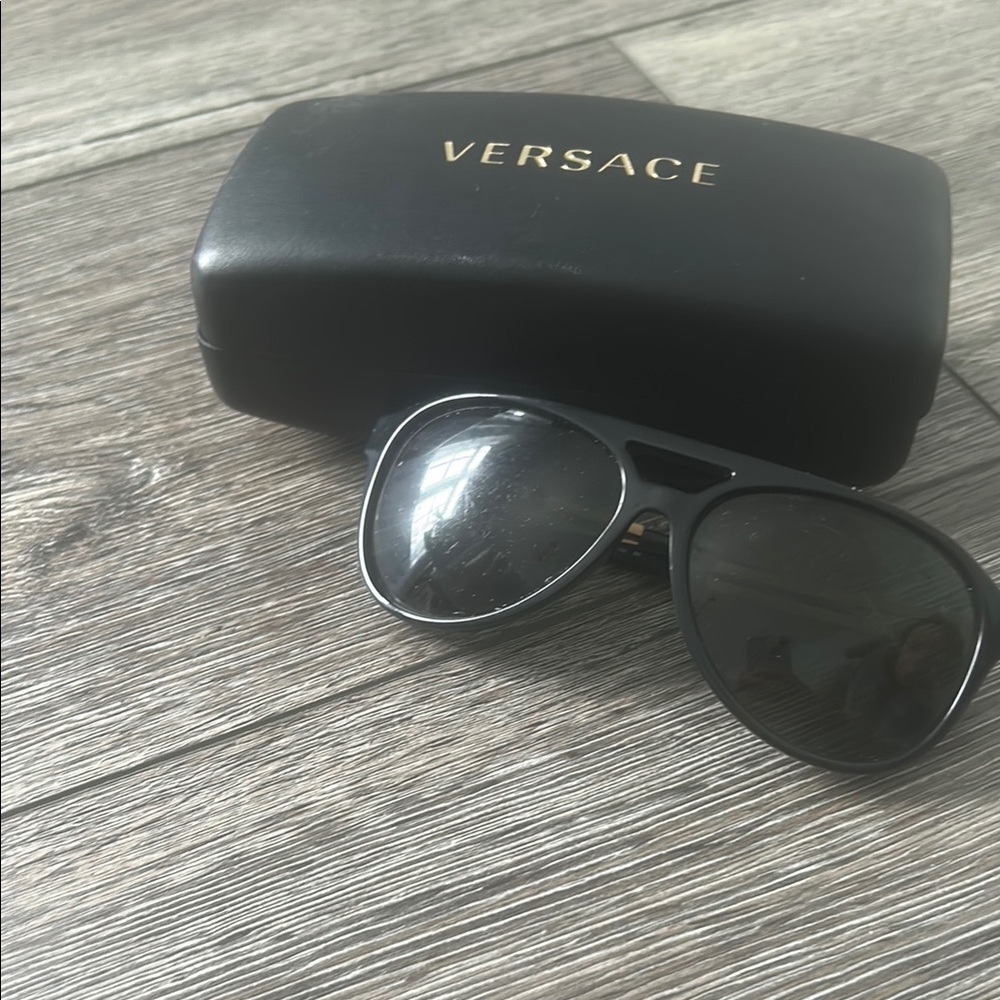 Versace Black Men's Sunglasses